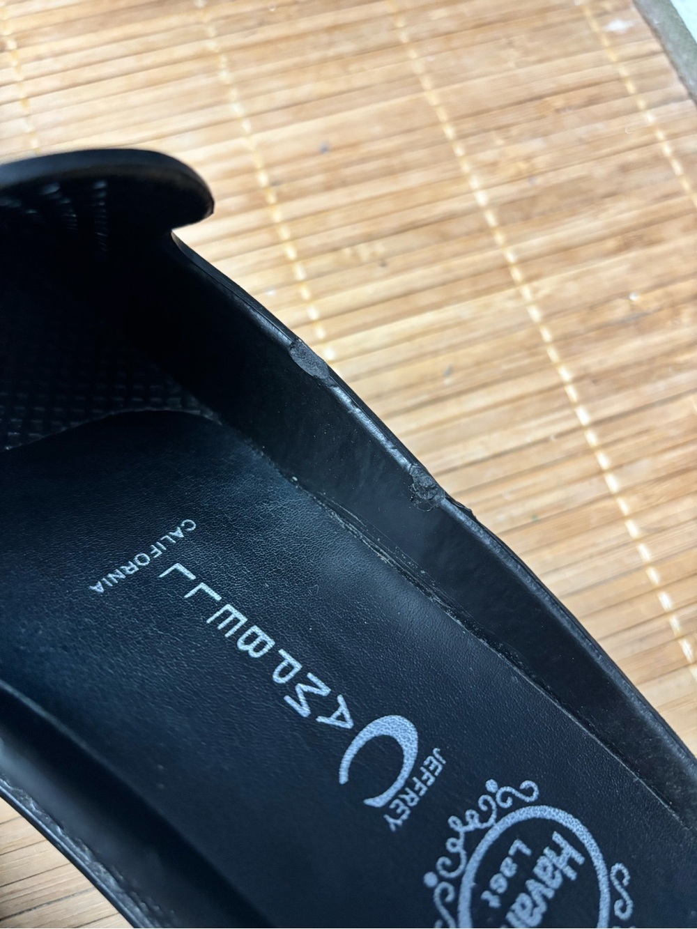 Jeffrey Campbell Havana Last fling black rubber jelly slides - Picture 7 of 8